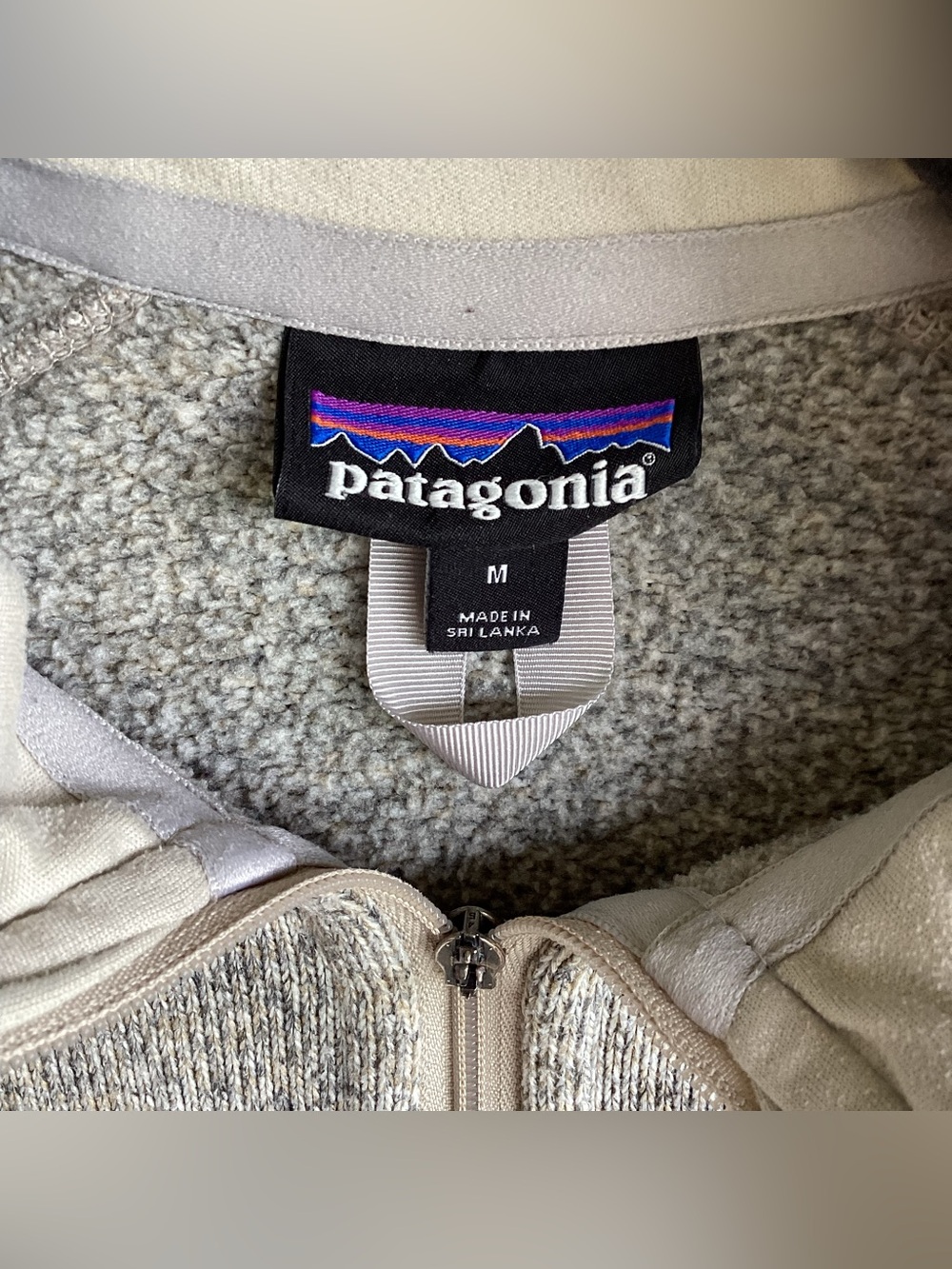 Vintage Patagonia better sweater zip up jacket missing zipper part - Picture 7 of 12